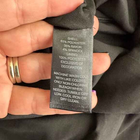 2/$30 White House Black Market Seamed Pencil Skirt w Back Slit 10 #A0749 - Picture 6 of 8